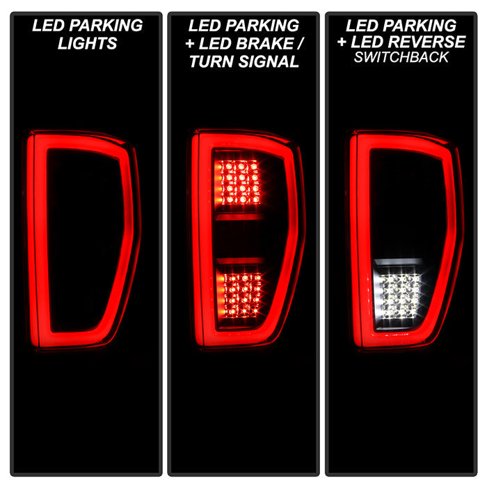 SPYDER xTune 09-14 Ford F150 Full LED Tail Lights - Black (ALT-CH-FF15009-LED-BK) 9951503