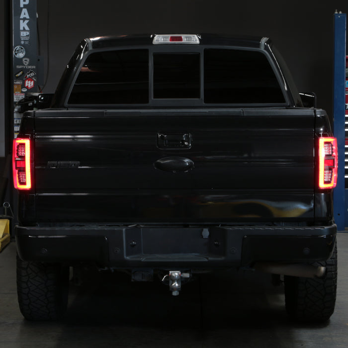 SPYDER xTune 09-14 Ford F150 Full LED Tail Lights - Black (ALT-CH-FF15009-LED-BK) 9951503