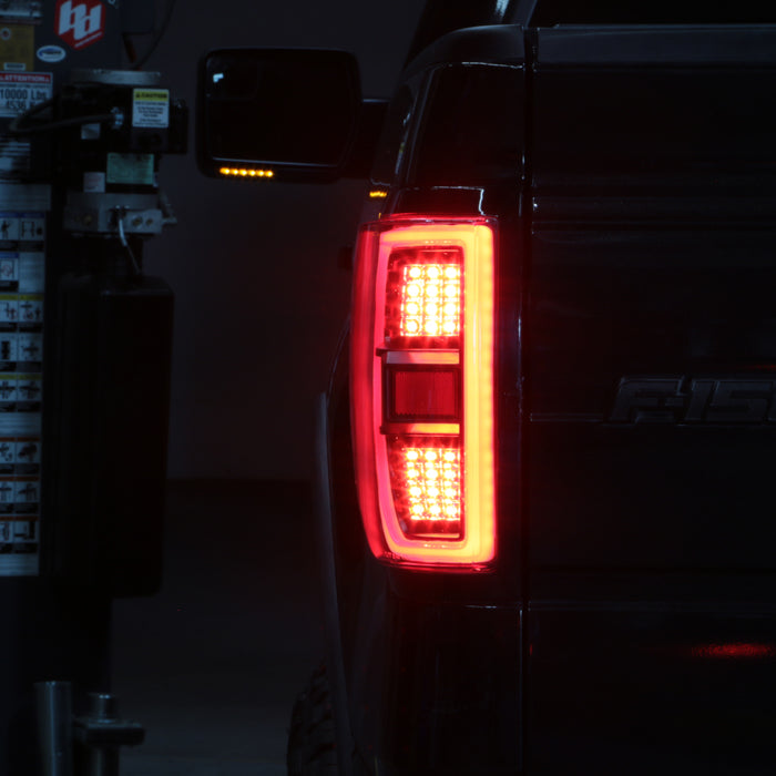 SPYDER xTune 09-14 Ford F150 Full LED Tail Lights - Black (ALT-CH-FF15009-LED-BK) 9951503