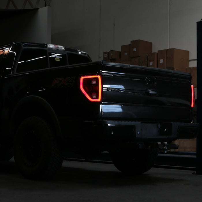 SPYDER xTune 09-14 Ford F150 Full LED Tail Lights - Black (ALT-CH-FF15009-LED-BK) 9951503