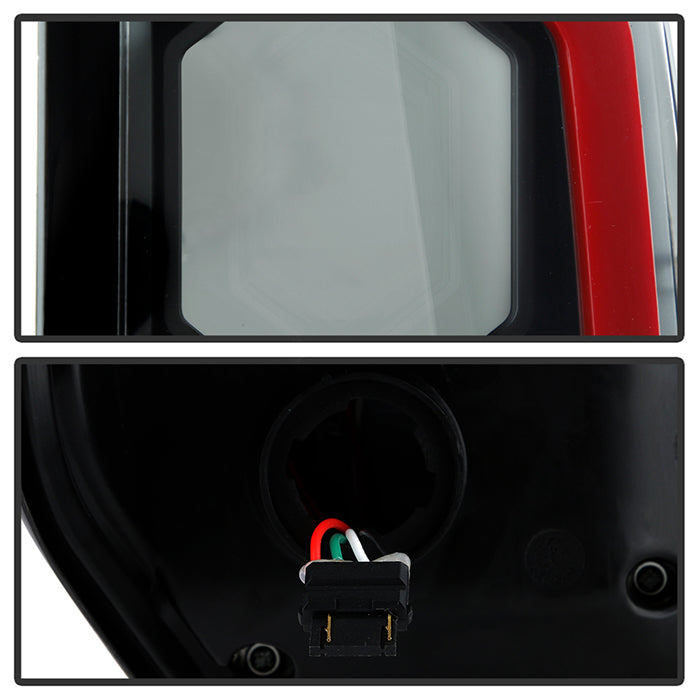 SPYDER xTune 14-21 Toyota Tundra Full LED Mirror 3D Tail Lights - Black (ALT-CH-TTU14-FLED-BK) 9951466