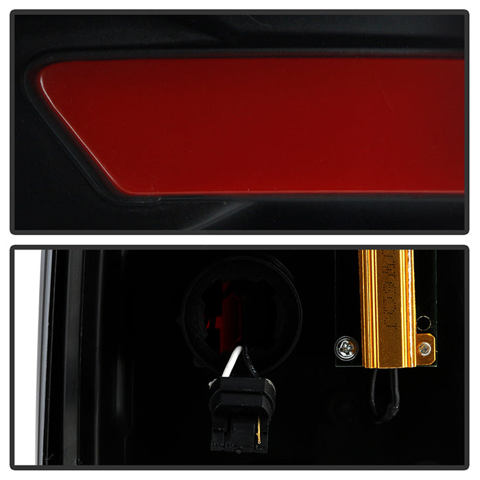 SPYDER xTune 14-21 Toyota Tundra Full LED Mirror 3D Tail Lights - Black (ALT-CH-TTU14-FLED-BK) 9951466