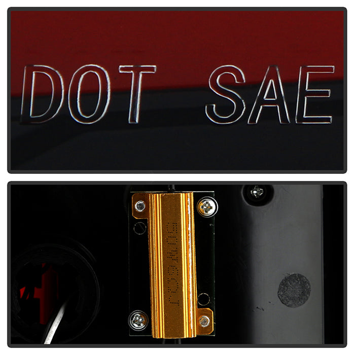 SPYDER xTune 14-21 Toyota Tundra Full LED Mirror 3D Tail Lights - Black (ALT-CH-TTU14-FLED-BK) 9951466