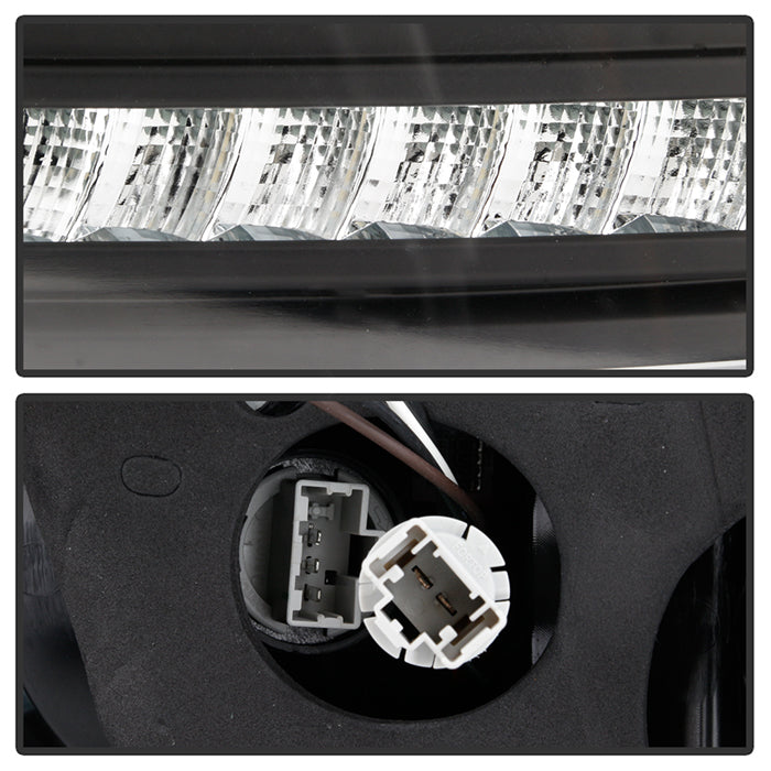 SPYDER 06-08 Acura TSX Light Bar LED Tail Lights - Black 9047510