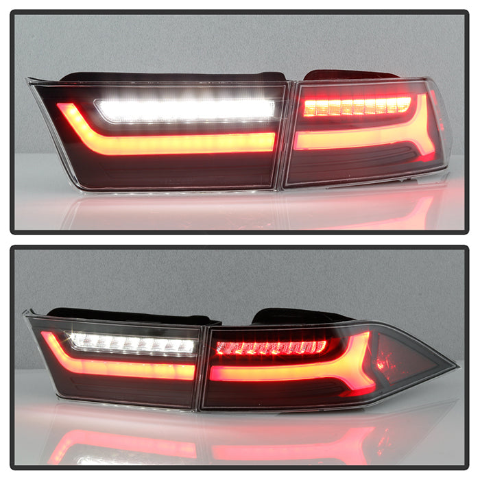 SPYDER 06-08 Acura TSX Light Bar LED Tail Lights - Black 9047510