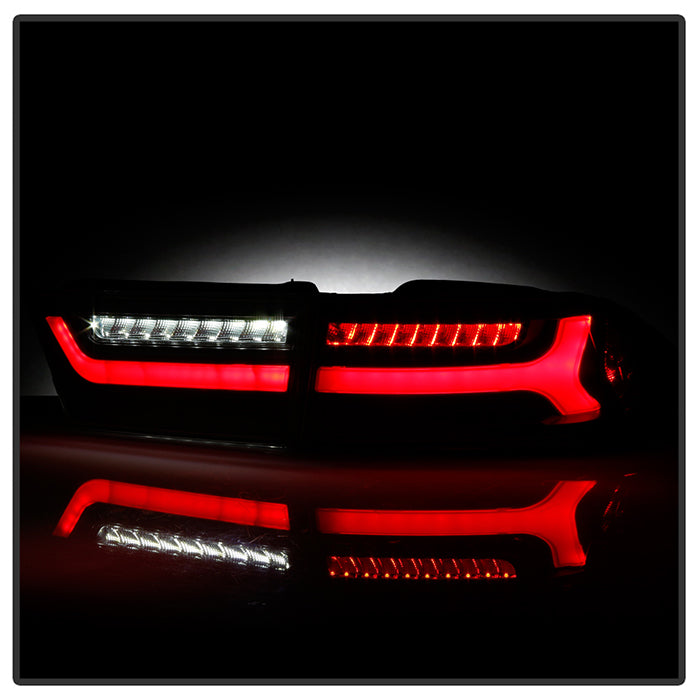 SPYDER 06-08 Acura TSX Light Bar LED Tail Lights - Black 9047510