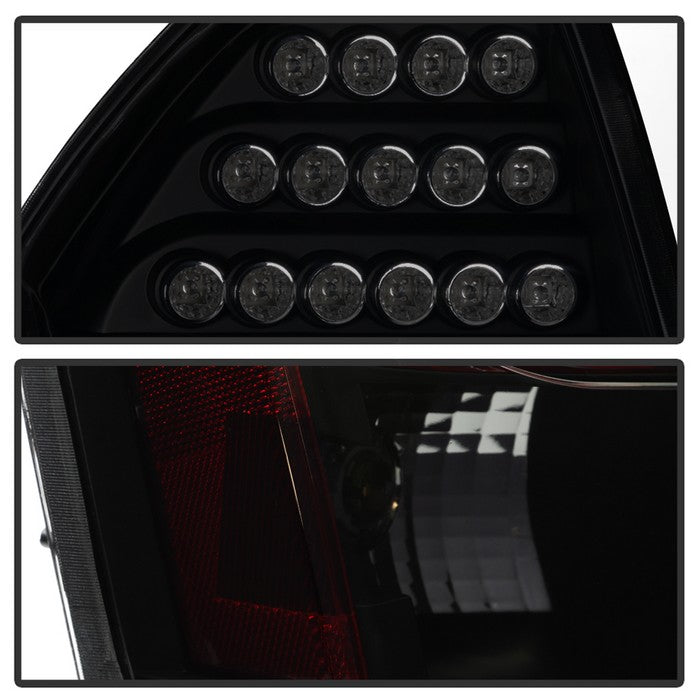 SPYDER xTune 05-07 Chrysler 300C LED Tail Lights - Black Smoke (ALT-JH-C300C05-LED-BSM) 9036897