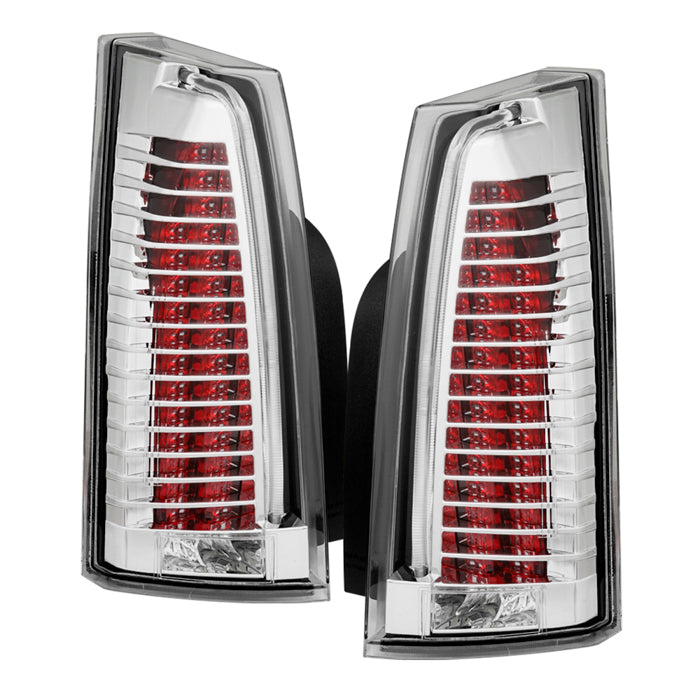 SPYDER xTune 08-13 Cadillac CTS Full LED Housing Tail Light - OE Black Clear ALT-JH-CACTS08-FLED-BK 9960352