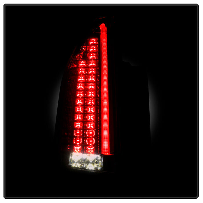 SPYDER xTune 08-13 Cadillac CTS Full LED Housing Tail Light - OE Black Clear ALT-JH-CACTS08-FLED-BK 9960352