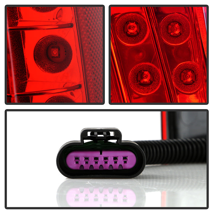 SPYDER xTune 07-14 Cadillac Escalade (excl. Premium Models) OEM Tail Lights - Set (ALT-JH-CAESC07-OE-RC) 9050879