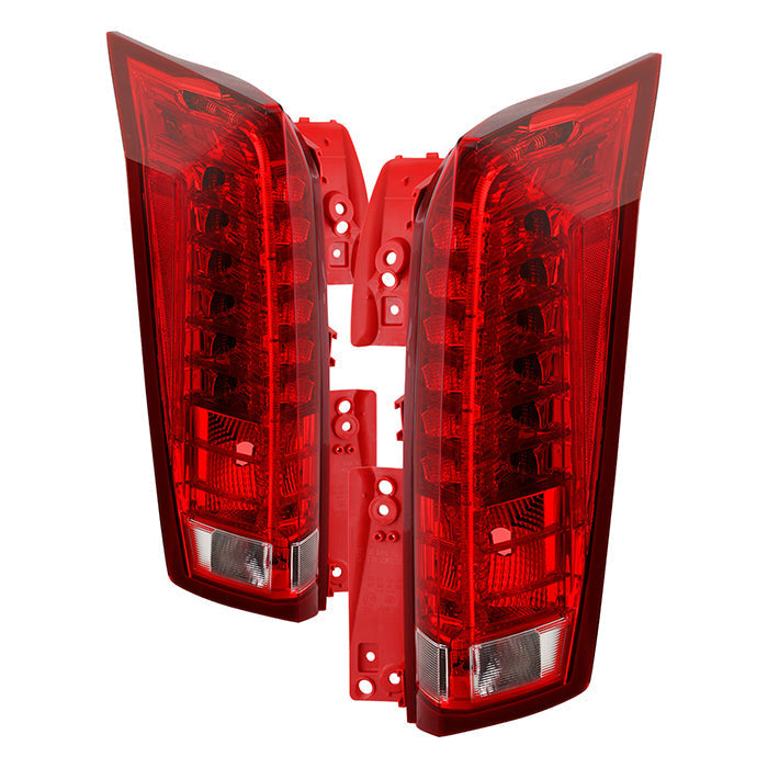 SPYDER xTune 10-16 Cadillac SRX Full LED Tail Lights - OE Red (ALT-JH-CASRX10-LED-RD) 9945571