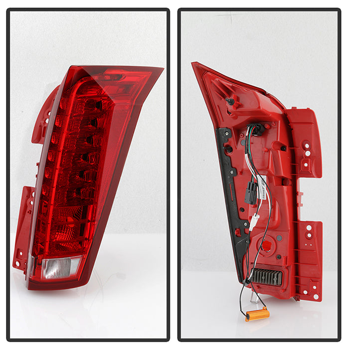 SPYDER xTune 10-16 Cadillac SRX Full LED Tail Lights - OE Red (ALT-JH-CASRX10-LED-RD) 9945571