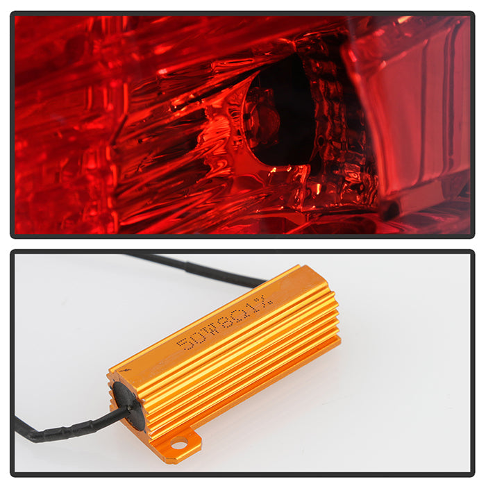 SPYDER xTune 10-16 Cadillac SRX Full LED Tail Lights - OE Red (ALT-JH-CASRX10-LED-RD) 9945571