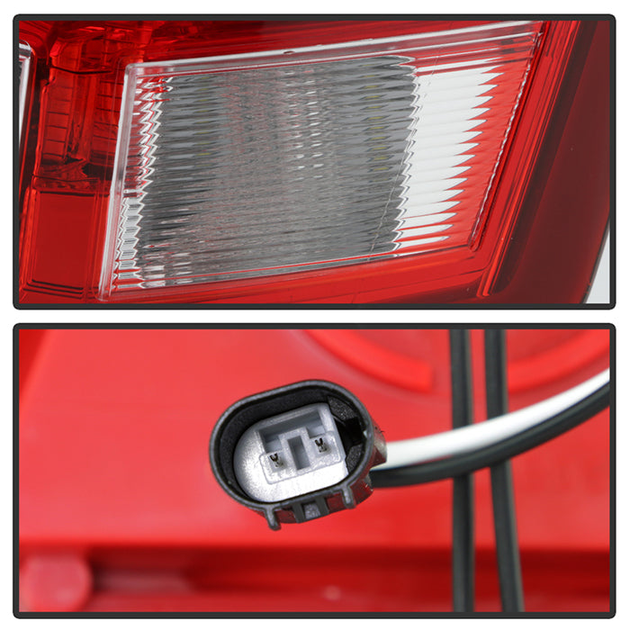 SPYDER xTune 10-16 Cadillac SRX Full LED Tail Lights - OE Red (ALT-JH-CASRX10-LED-RD) 9945571