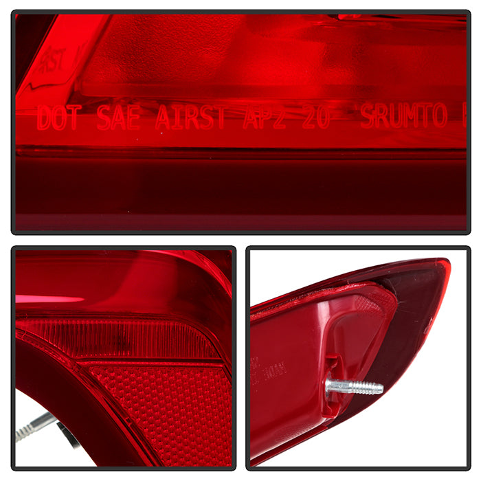 SPYDER xTune 17-19 Cadillac XT5 Full LED All Red Tail Light - OE Left (ALT-JH-CAXT517R-OE-L) 9948039