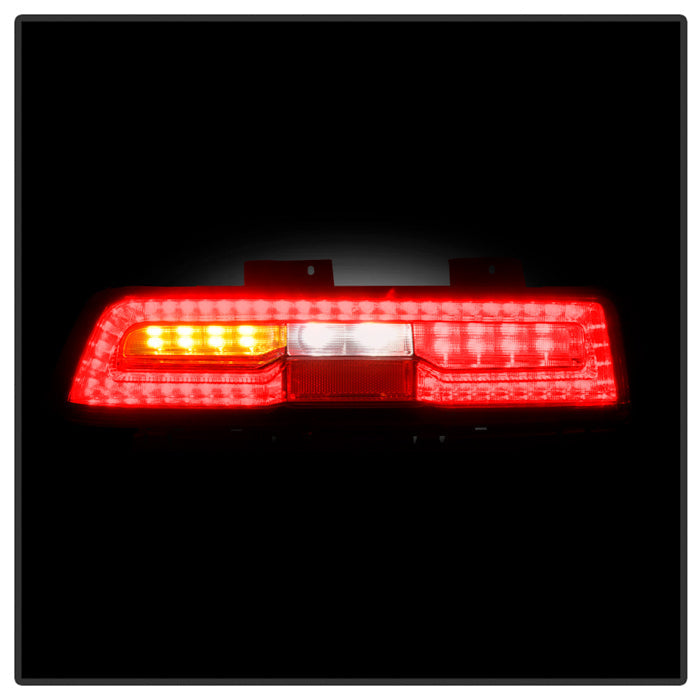 SPYDER xTune 14-15 Chevy Camaro Full LED Red Clear Tail Light - OE Left (ALT-JH-CCAM14-FLED-OE-L) 9960307