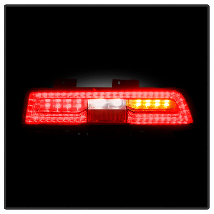 SPYDER xTune 14-15 Chevy Camaro Full LED Red Clear Tail Light - OE Right (ALT-JH-CCAM14-FLED-OE-R) 9960314