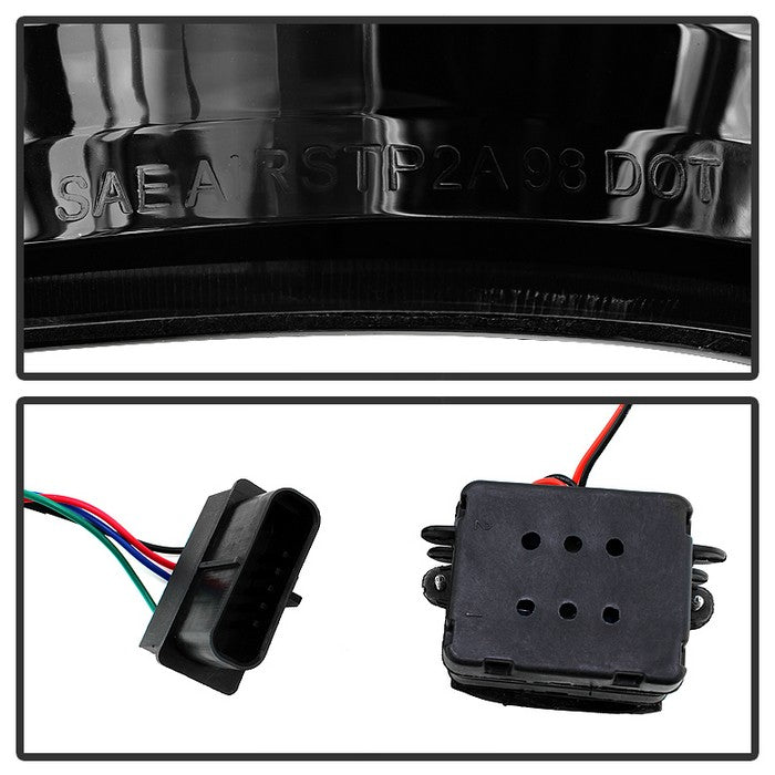 SPYDER Xtune Yukon Denali 99-00 LED Tail Lights w/ 3rd LED Brake Light Smoked ALT-JH-CCK88-LED-SET-SM 9032752