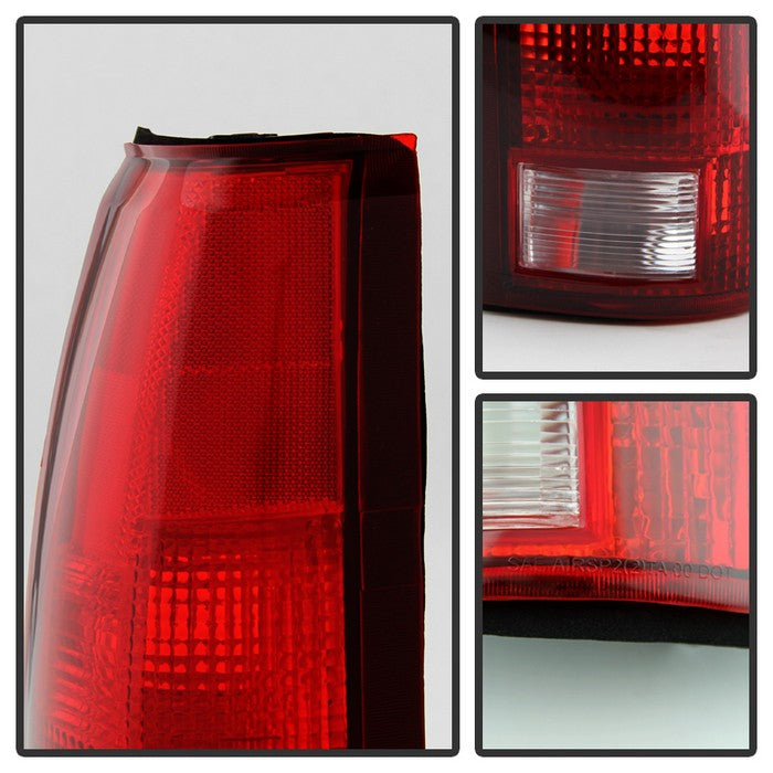 SPYDER Xtune Chevy Blazer Full Size 92-94 / Cadillac Escalade 99-00 Tail Light OEM ALT-JH-CCK88-OE-RC 9028779