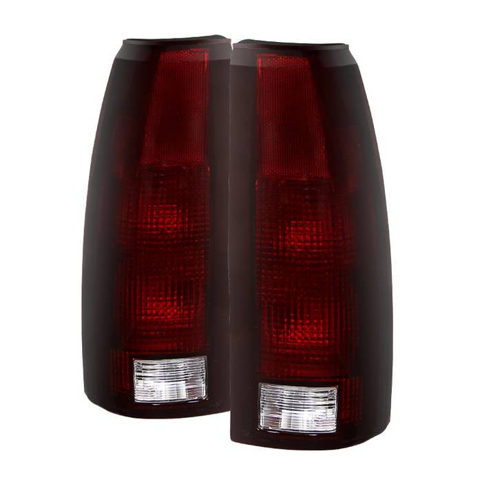 SPYDER xTune Chevy/GMC C1500/C2500/C3500 88-01 OEM Style Tail Light - Red Smoked ALT-JH-CCK88-OE-RSM 9028786