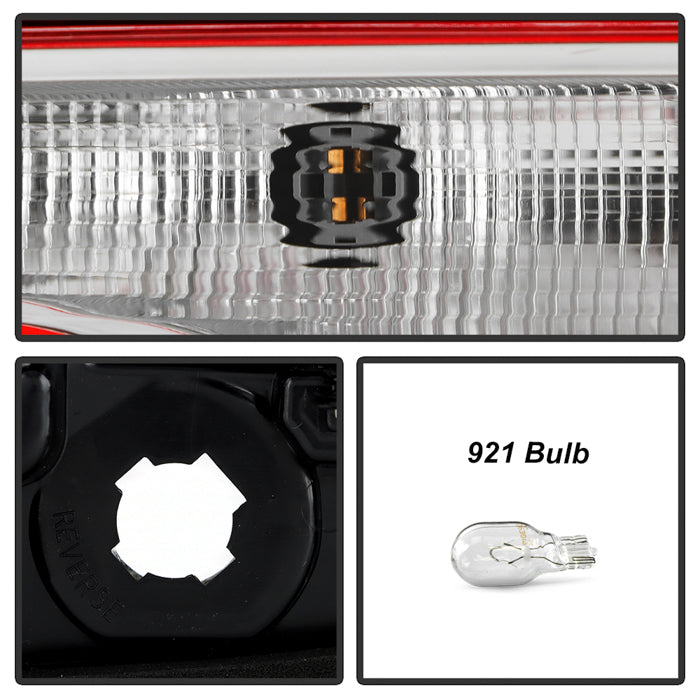 SPYDER xTune 22-24 Chevy Equinox Red/Clear LED Inner Tail light - OE Inner Right (ALT-JH-CEQ22-LED-OE-IR) 9960420