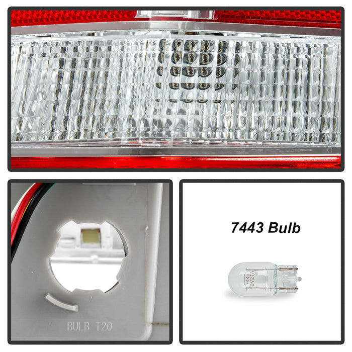 SPYDER xTune Chrysler 300 11-14 w/ Chrome Accent OEM Pass Side Tail Light - Right ALT-JH-CHR30011-OEC-L 9055355