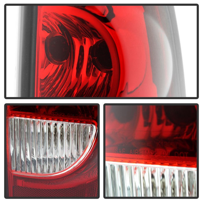 SPYDER Xtune Chevy Silverado 1500-2500-3500 03-06 OEM Style Tail Lights Red Clear ALT-JH-CS03-OE-RC 9026362