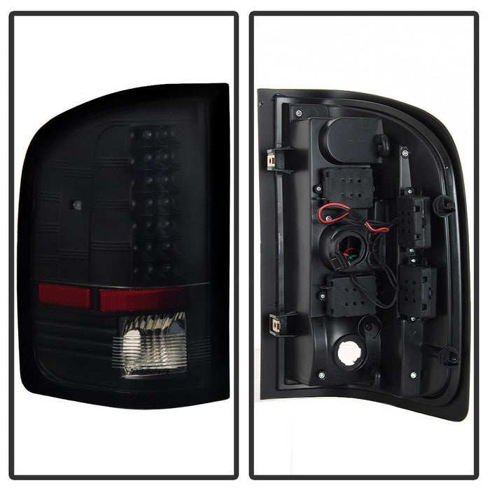SPYDER Xtune Chevy Silverado 07-13 LED Tail Lights Black Smoke ALT-JH-CS07-LED-BKSM 5077493