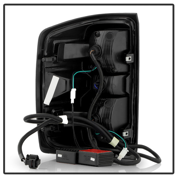 SPYDER xTune Chevy 1500 14-16 / Silverado 2500HD/3500HD LED Tail Lights - Black Smoked ALT-JH-CS14-LED-BSM 9036552