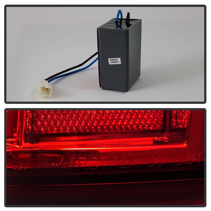 SPYDER xTune 99-02 Chevy Silverado 1500 (w/o Stepside) LED Tail Lights - Red Clear (ALT-JH-CSIL99-CS-RC) 9037627
