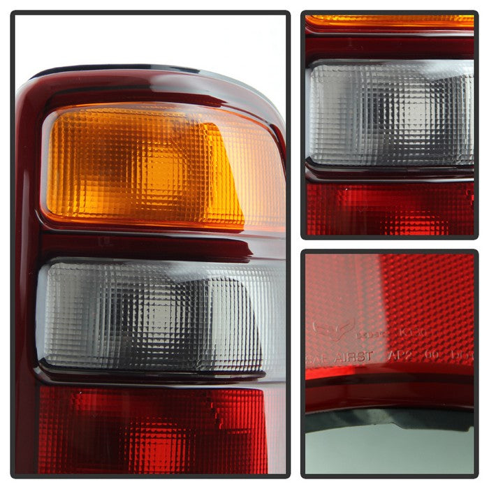SPYDER Xtune GMC Yukon 00-03 Tail Lights w/Out Black Rim OEM ALT-JH-CSUB00-OE-RAC 9028793