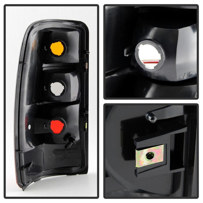 SPYDER Xtune GMC Yukon 00-03 Tail Lights w/Out Black Rim OEM ALT-JH-CSUB00-OE-RAC 9028793