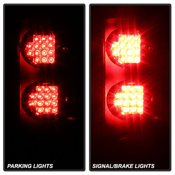 SPYDER Xtune Chevy Suburban/GMC Yukon/Yukon Denali 07-14 LED Tail Lights Smoked ALT-JH-CSUB07-LED-SM 9031762