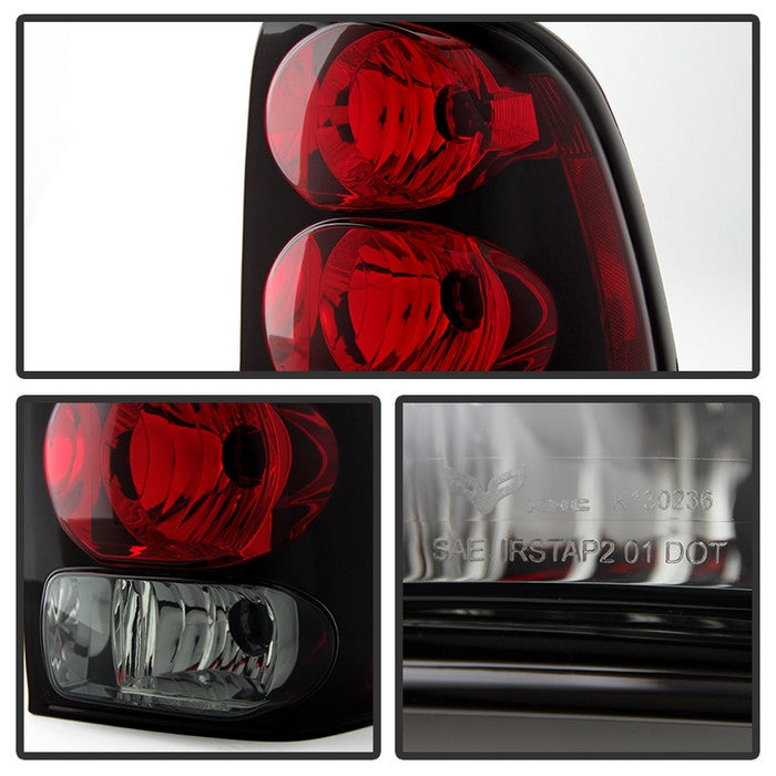 SPYDER Xtune Chevy Trailblazer 02-09 w/ Circuit Board Model Tail Lights OEM ALT-JH-CTB02-OE-RC 9028878