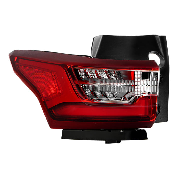 SPYDER Xtune 18-21 Chevrolet Traverse Red/Clear Full LED Tail Light - OE Outer Left 9957628