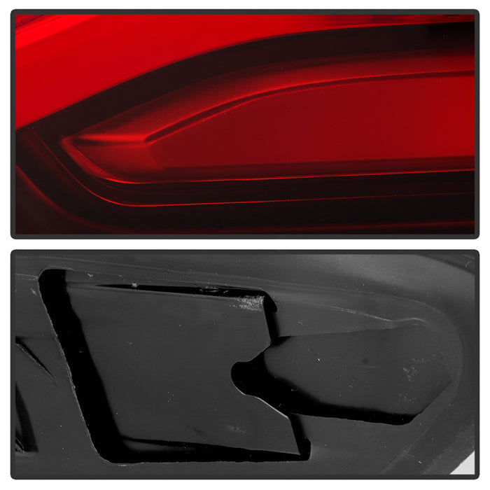 SPYDER Xtune 18-21 Chevrolet Traverse Red/Clear Full LED Tail Light - OE Outer Left 9957628
