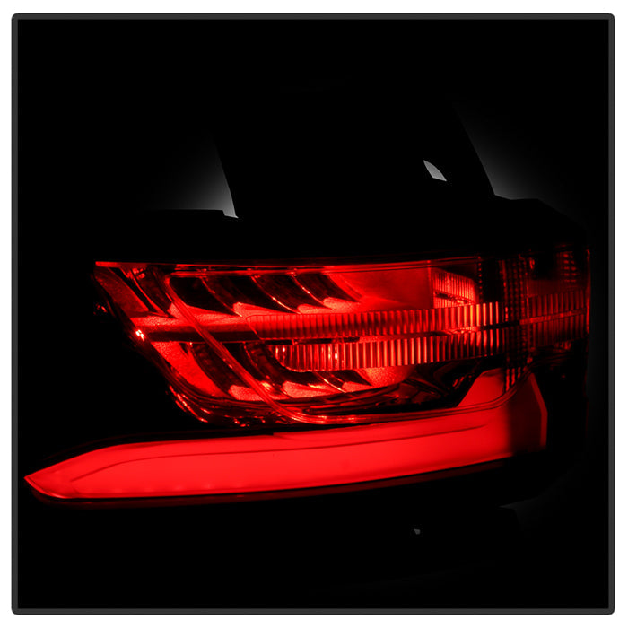 SPYDER Xtune 18-21 Chevrolet Traverse Red/Clear Full LED Tail Light - OE Outer Left 9957628