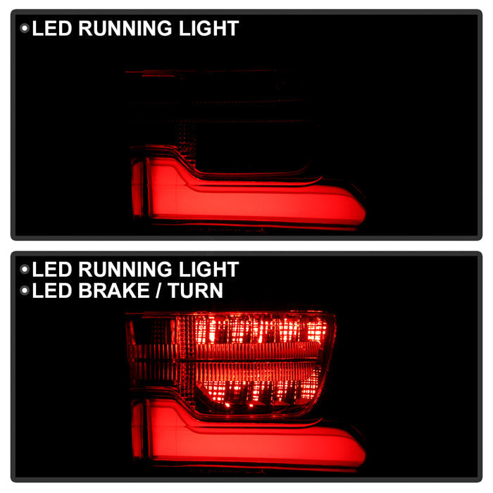 SPYDER Xtune 18-21 Chevrolet Traverse Red/Clear Full LED Tail Light - OE Outer Right 9957635