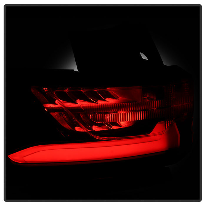 SPYDER 18-21 Chevy Traverse w/ Redline Pkg Black/Clear Full LED Tail Light - OE Outer Left 9957642