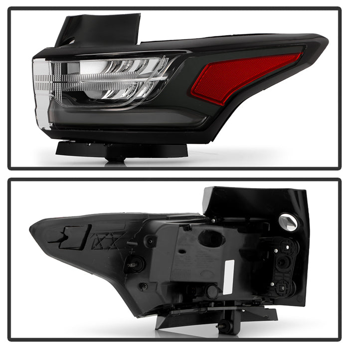 SPYDER Xtune 18-21 Chevrolet Traverse Redline Pkg Black/Clear Full LED Tail Light - OE Outer Right 9957659