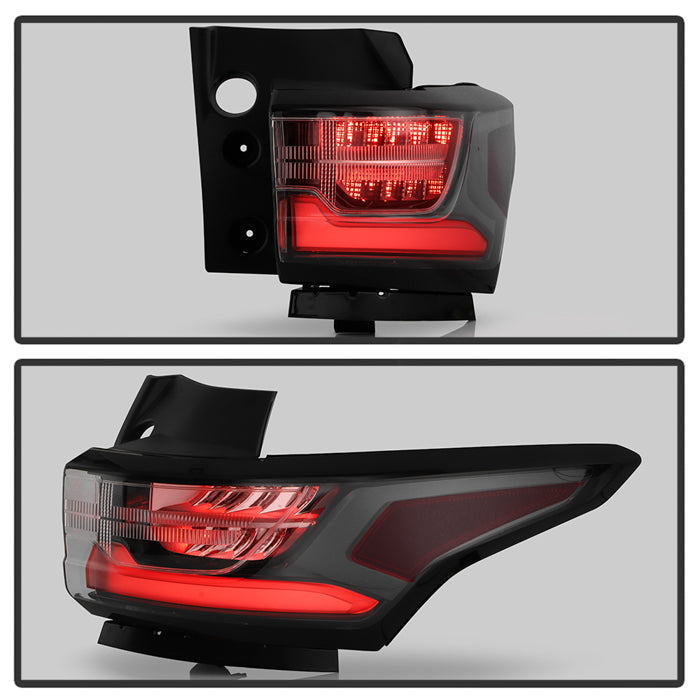SPYDER Xtune 18-21 Chevrolet Traverse Redline Pkg Black/Clear Full LED Tail Light - OE Outer Right 9957659