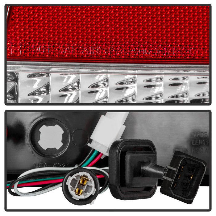 SPYDER Xtune Dodge Charger 06-08 LED Tail Lights Black ALT-JH-DCH05-LED-BK 5070807