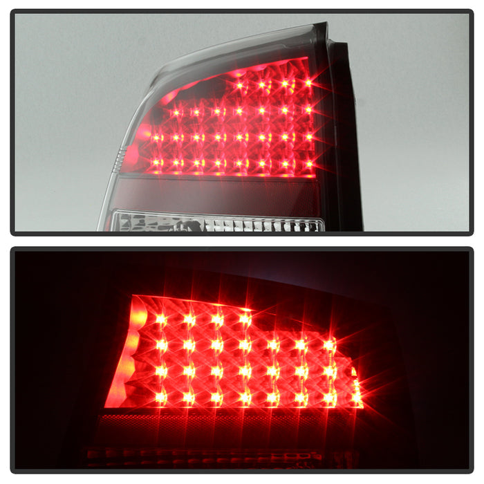 SPYDER Xtune Dodge Charger 06-08 LED Tail Lights Black ALT-JH-DCH05-LED-BK 5070807