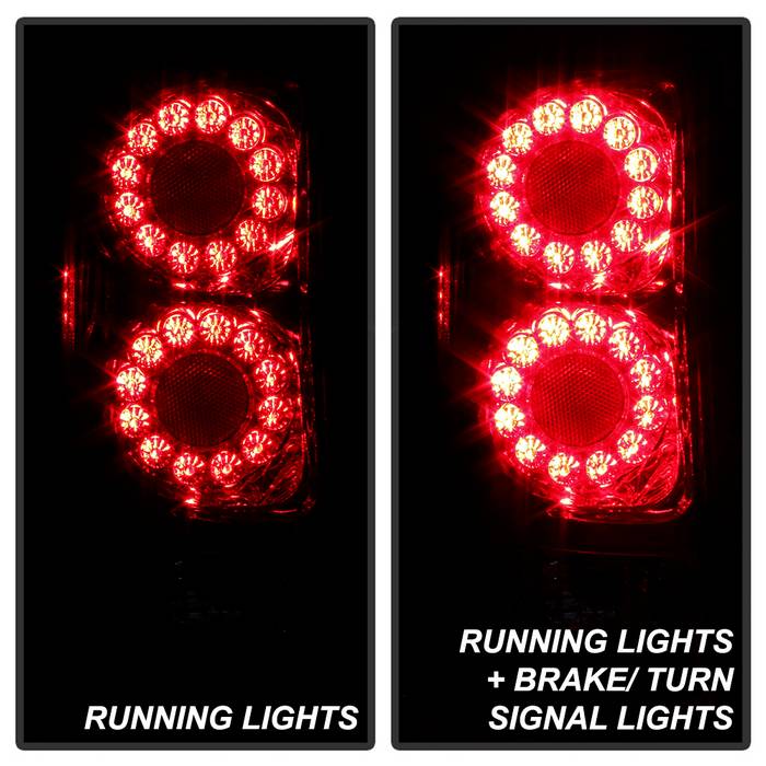 SPYDER xTune 11-18 Dodge Grand Caravan Driver Side LED Tail Light Only (ALT-JH-DGC11-OE-L) 9046308