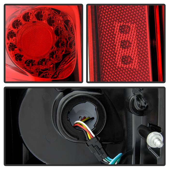 SPYDER xTune 11-18 Dodge Grand Caravan Driver Side LED Tail Light Only (ALT-JH-DGC11-OE-L) 9046308