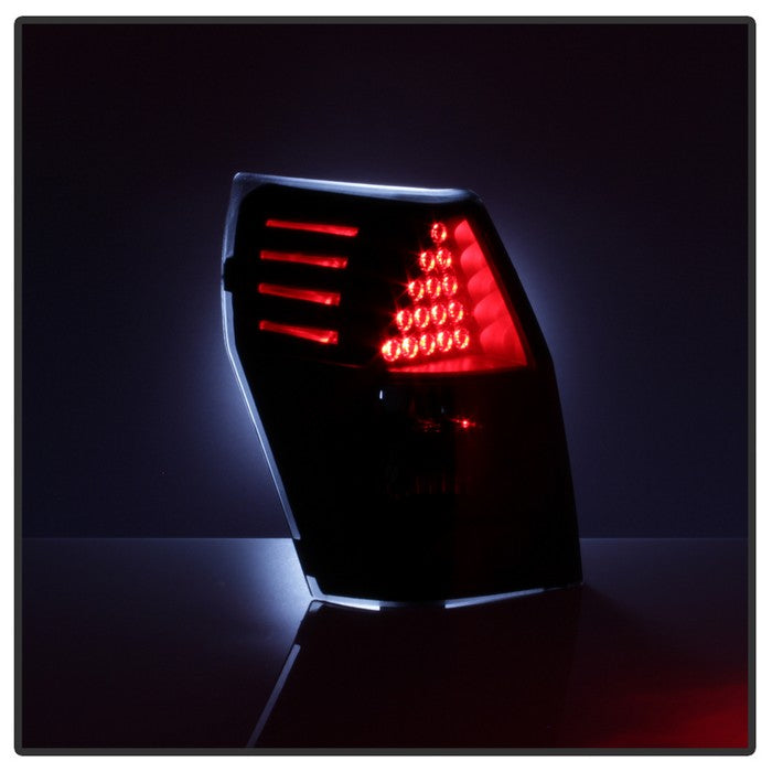 SPYDER xTune Dodge Magnum 05-08 LED Tail Lights - Black Smoked ALT-JH-DMAG05-LED-BSM 9036576