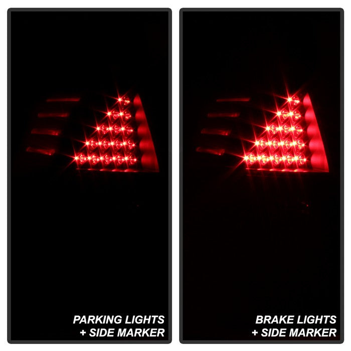 SPYDER xTune Dodge Magnum 05-08 LED Tail Lights - Black Smoked ALT-JH-DMAG05-LED-BSM 9036576