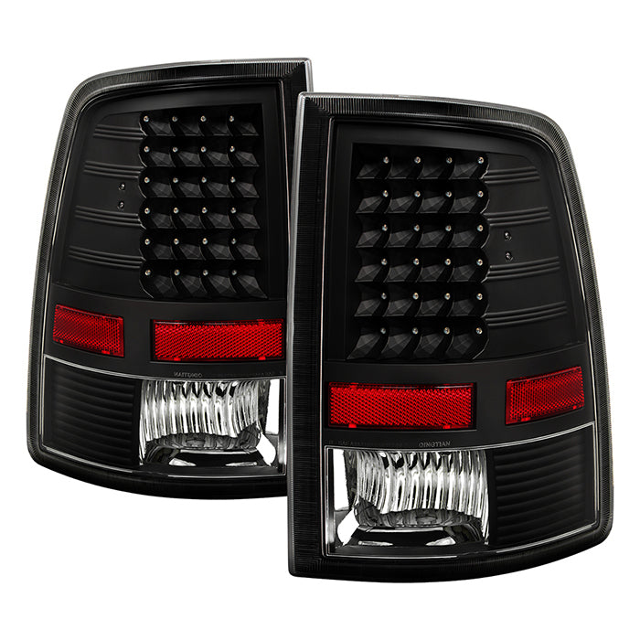 SPYDER Xtune Dodge Ram 1500 09-14 LED Tail Lights Incandescent Model Only Black ALT-JH-DR09-LED-BK 9025587