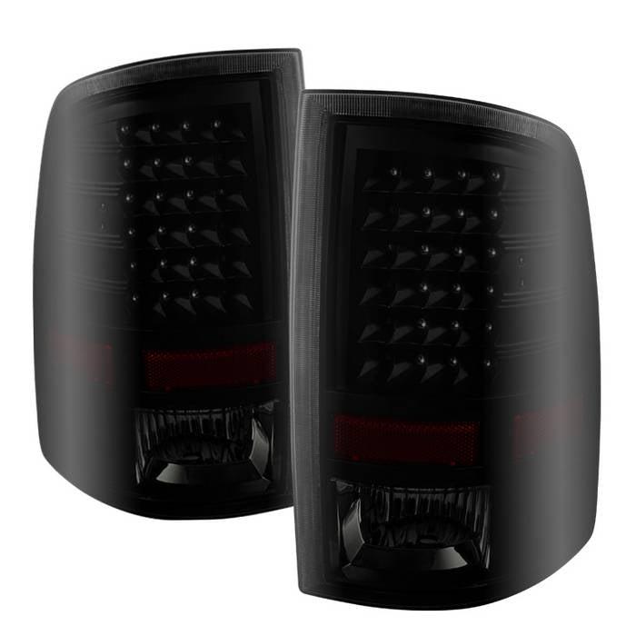 SPYDER Xtune Dodge Ram 1500 09-14 LED Tail Lights Incandescent Model Only Black Smoke ALT-JH-DR09-LED-BKSM 9025617