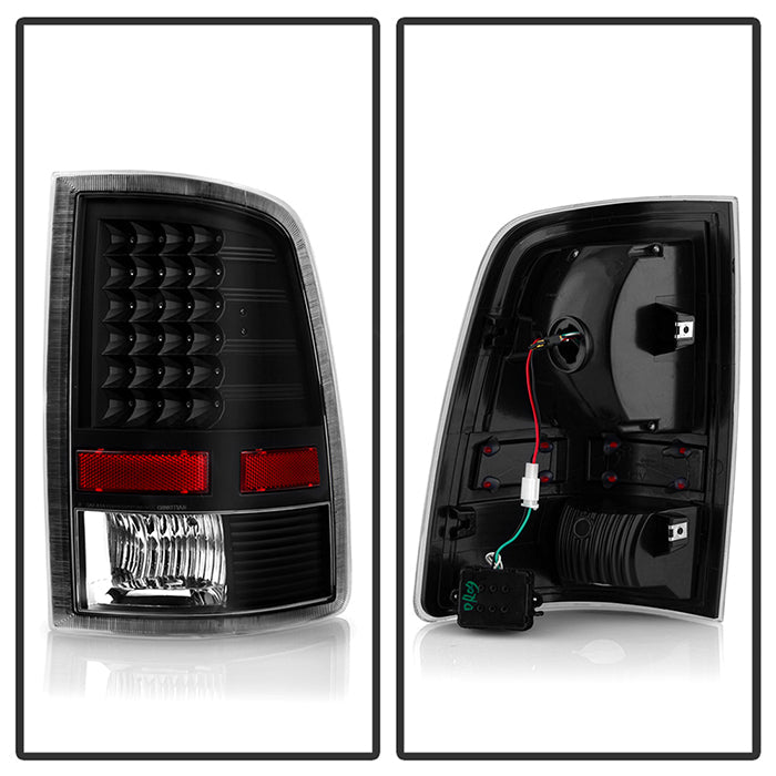 SPYDER Xtune Dodge Ram 1500 09-14 LED Tail Lights Incandescent Model Only Black ALT-JH-DR09-LED-BK 9025587